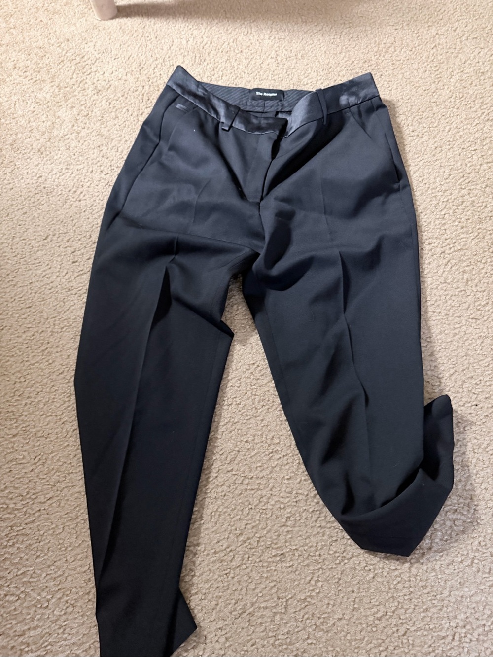 The Koople Wool Black Dress Pants